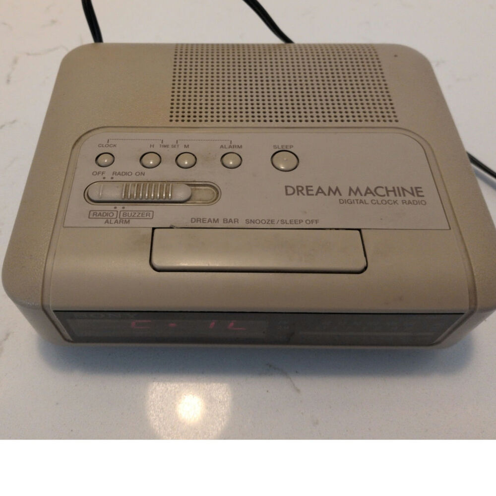 Vintage Sony Dream Machine ICF-C240 Digital AM/FM Clock Radio Tested Working